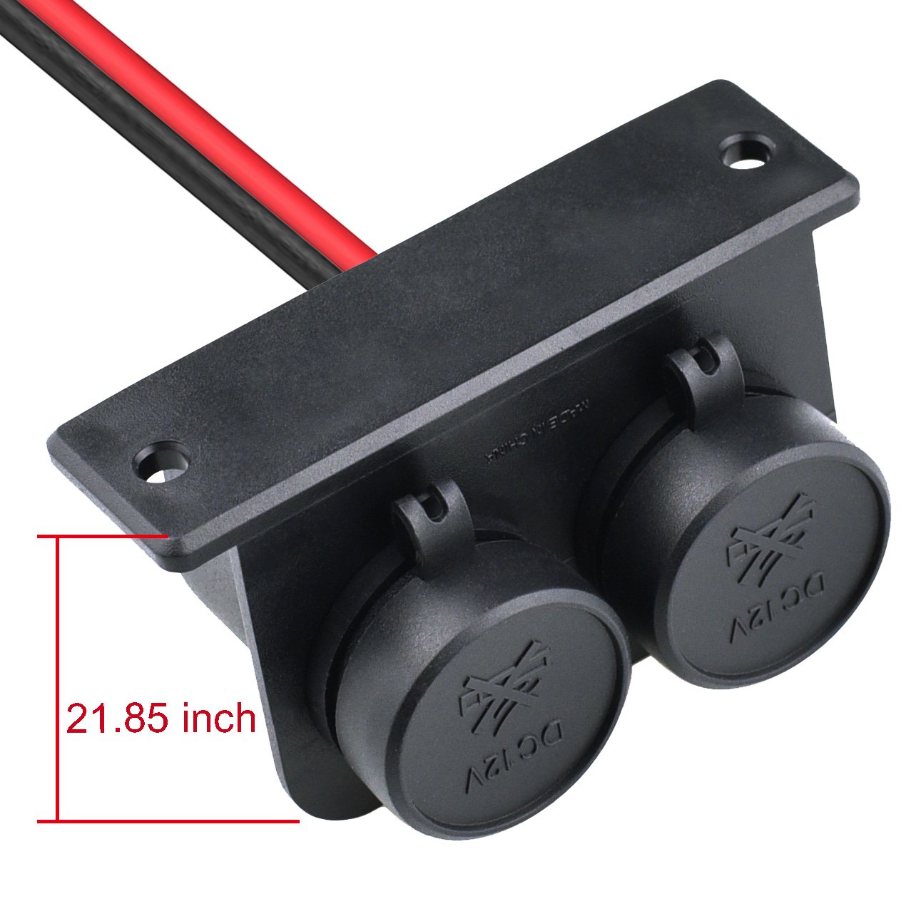 Amazon.com: Cllena Dual Cigarette Lighter Socket Waterproof 12V Power Outlet  for Car Marine Boat Rv ATV Truck Motorcycle : Automotive