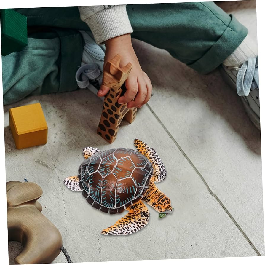 ウミガメの模型 レプリカ 海洋生物模型 ウミガメ レプリカ 海洋生物 のリアルなハンドメイド作品 Amazon.co.jp