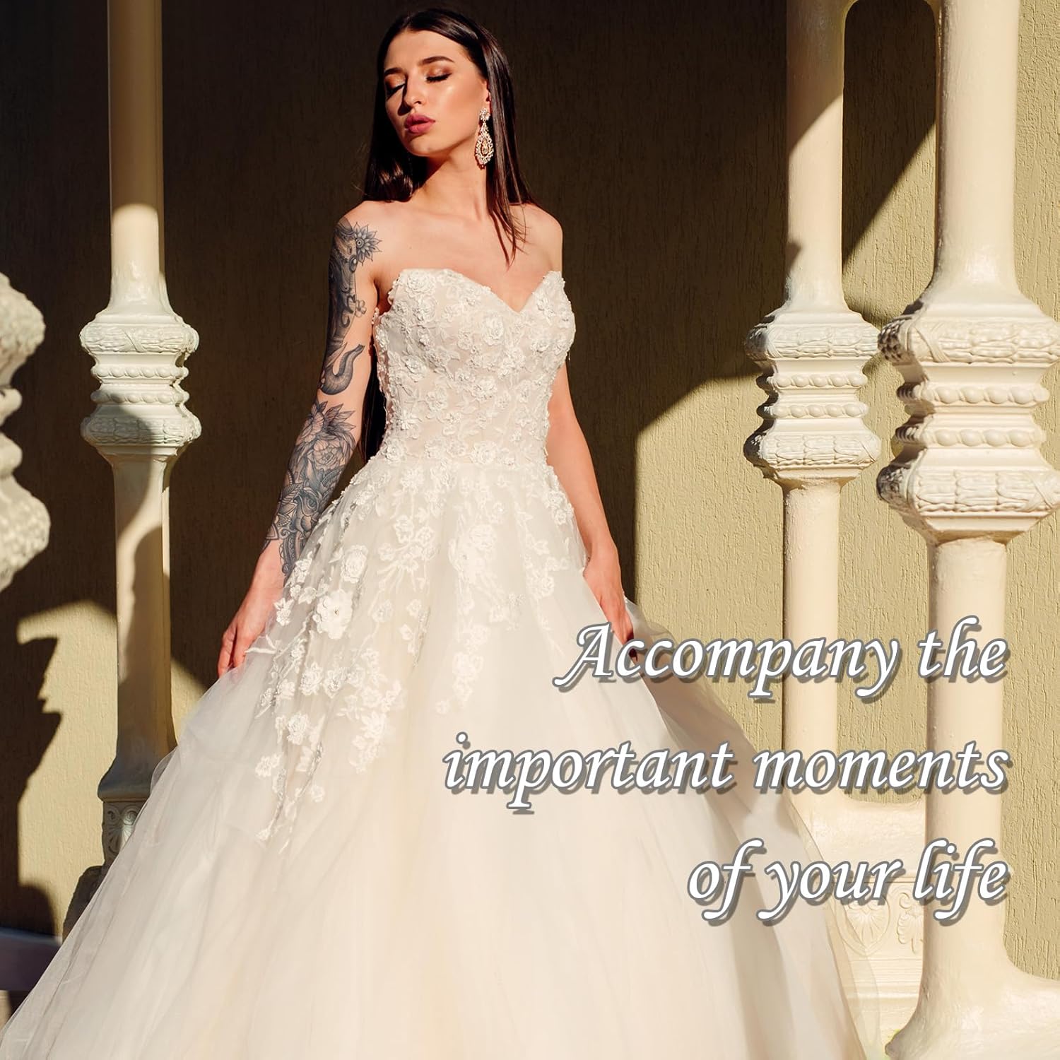 Jadive Women's Satin Half Slip Lace Long Underskirt Skirt Slip Long Slips for Dresses Lingerie Skirt - Image 6