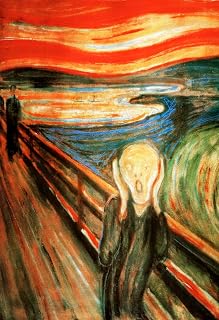 The Scream Poster by Edvard Munch, Skrik, Der Schrei der Natur, Art Print