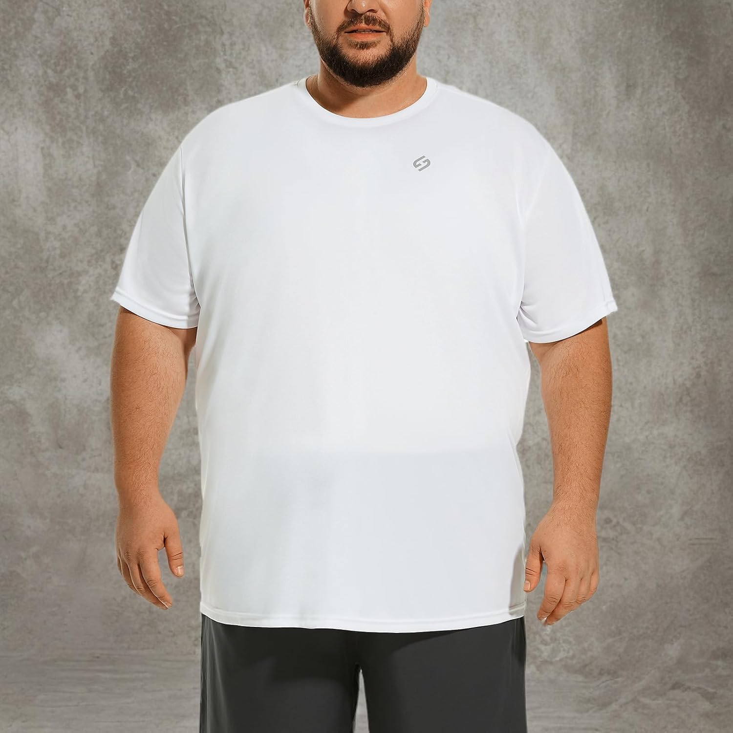 HOdo Big and Tall Mens T-Shirt Crewneck Tees Moisture Wicking 2XL-6XL - Image 7