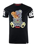 Premium TECH TEE NYC Streetwear Urban Patch Embroidery High Density Gel Print T-Shirt