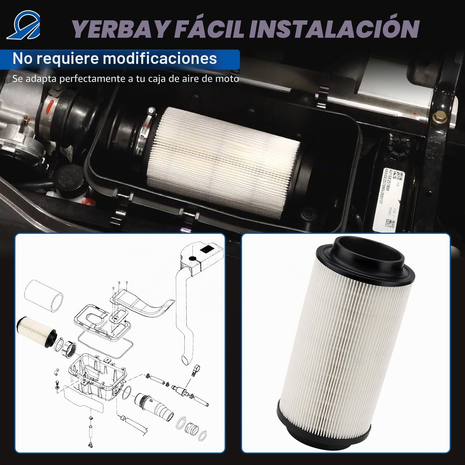 Filtro de aire 7080595 7082101 Para Polaris Sportsman 335 400 450 500 550 570 600 700 800 850 1000 ATV Quad scrambler XP 850 1000