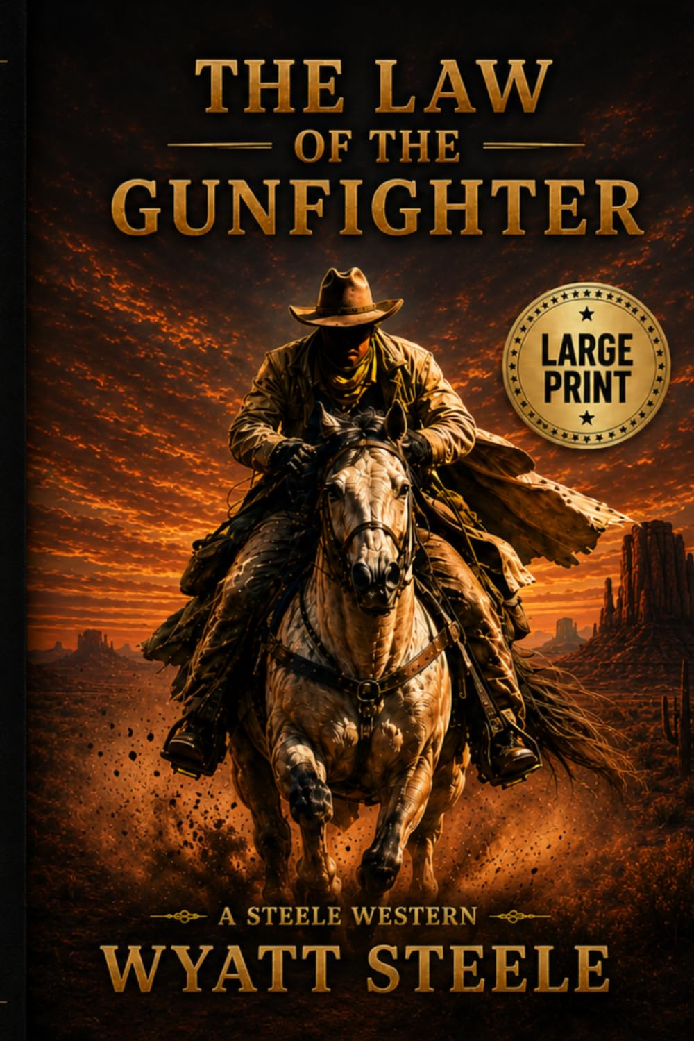 The Law of the Gunfighter - LARGE PRINT: A Classic Western Novel: 2 (Trails of the Gunfighter - LARGE PRINT SERIES)