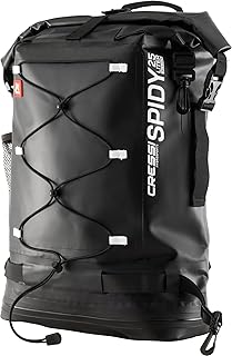 CRESSI Premium Backpack/Dry - Compact, Lightweight, Sporty and Waterproof Leisure Backpack, Black, Unisex