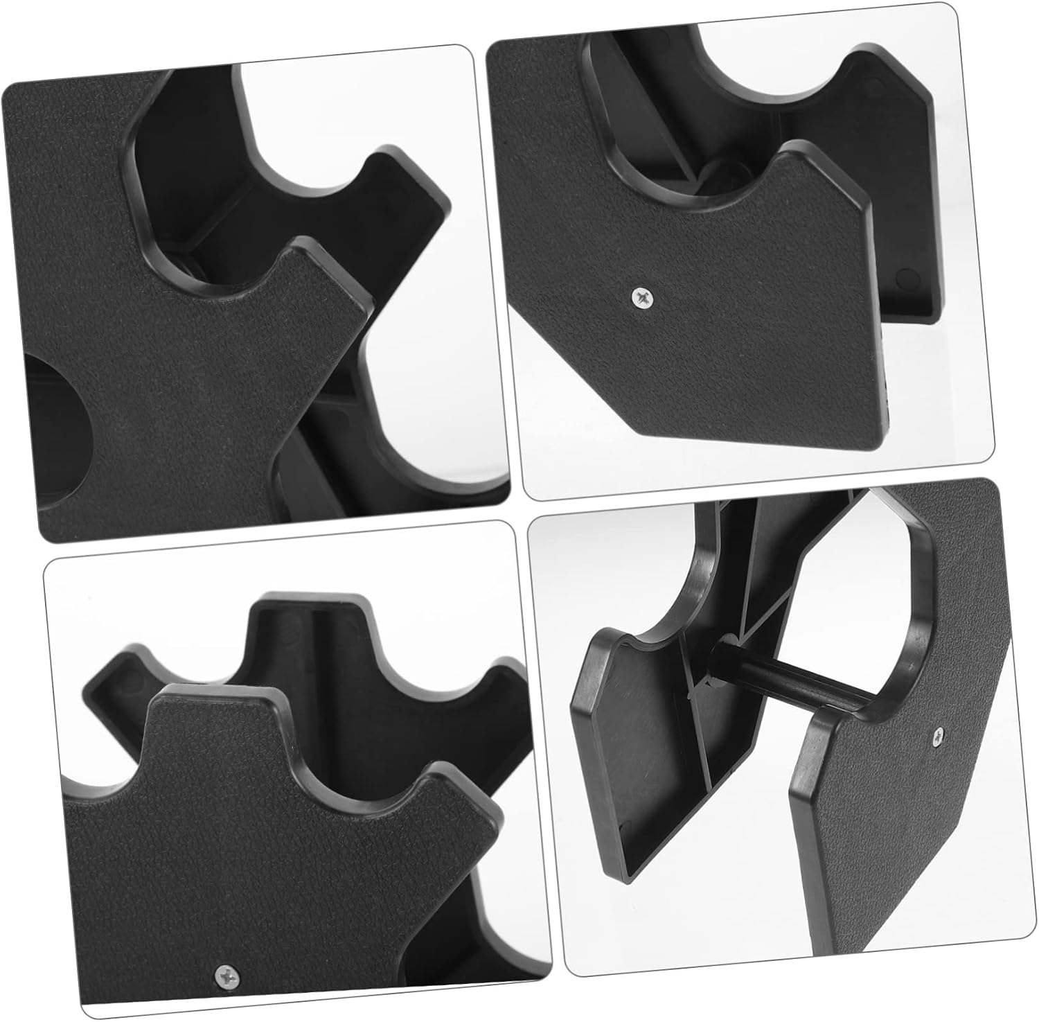 VICASKY 3-tier Dumbbell Rack for Home Gym Dumbbell Set Rack Smooth Corner Design