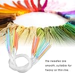 Aiguilles circulaires, ensemble d'aiguilles à tricoter, 12 PCS 12 Taille .5/4/4.5/5/5.5/6/6.5/7/9/10/12mm Aiguilles de tricotage circulaire multicolores Kit d'aiguilles de tricot (80CM)