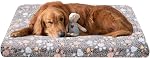 Lit de lit pour petits chiens, 24x16 Tapis en peluche courte de pouce, pad en Kennel mince de 1,6 po, lavable en machine idéal pour 24-Inch Crates de chiens