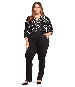 NYDJ Womens Plus Size Classic Trousers