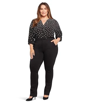 NYDJ Womens Plus Size Classic Trousers