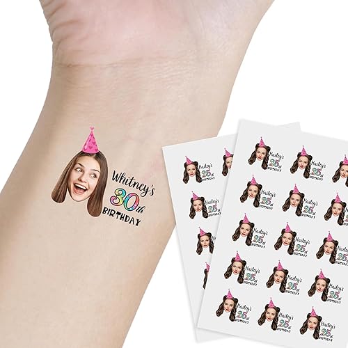 Tatuajes faciales personalizados para despedida de soltero, decoraciones de despedida de soltera, suministros de fiesta para hombres y mujeres,