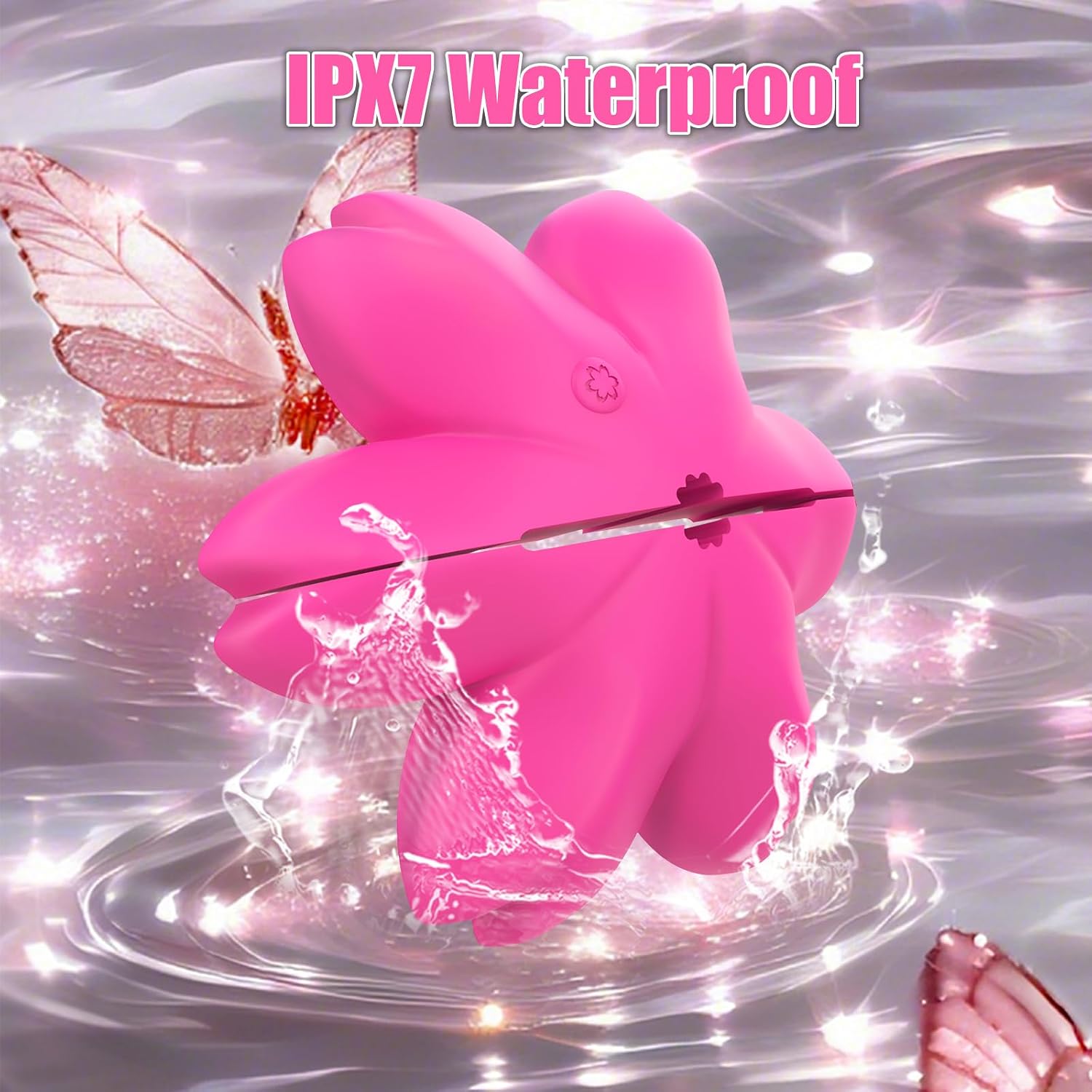 Sex Toys Nipple Clamps Vibrator - Nipple Toys Women Sex Pleasure Toys with 9 Vibrating Modes, Invisible Wearable Female Adult Toys with APP Control, Vibrating Nipple Clamps Adult Sex Toys & Games