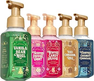 Bath and Body Works Holiday Christmas Favorites 2019 Foaming Hand Soap 5-Pack