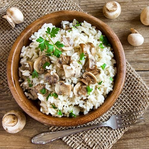 Miniatura 5 de Food to Live Arborio orgánico, 8 onzas sin OMG, variedad de arroz blanco de grano corto, superfino, vegano, kosher, a granel. Textura cremosa. Buena