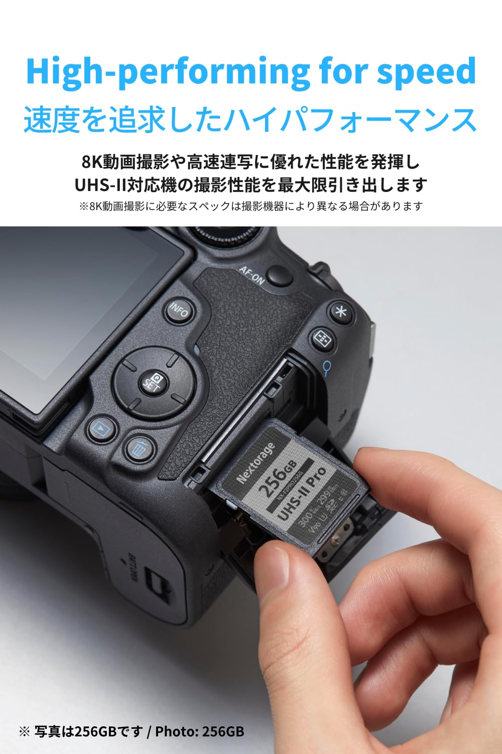 Amazon.com: Nextorage 256GB SDXC UHS-II V90 SD Card Japanese Brand 