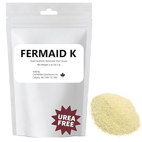 Fermaid K Levadura Nutrient - 2 oz (56.7 g) - Haz sidra de vino Mead Kombucha en casa - Vendido por CAPYBARA Distributors Inc.