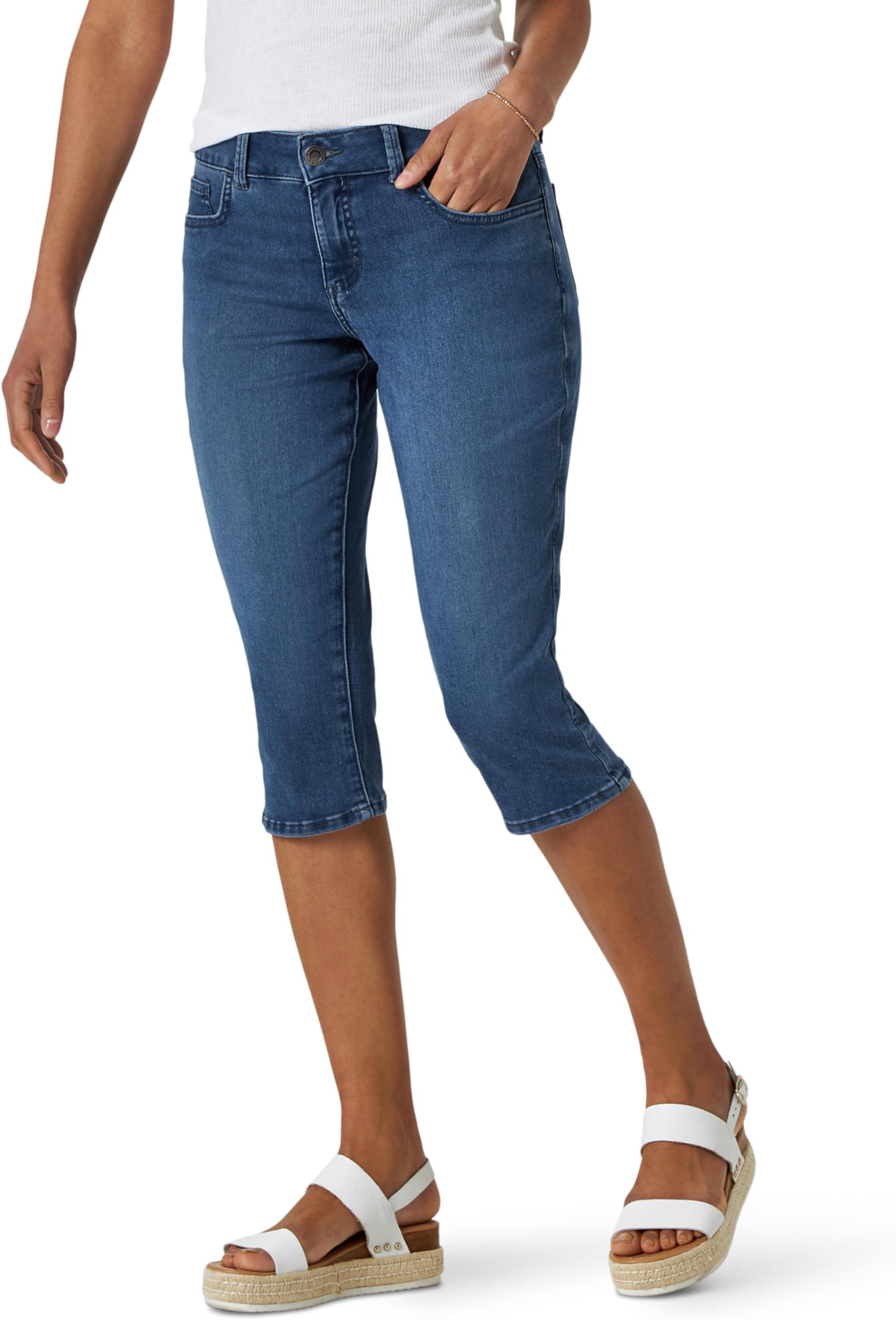 Riders Womens Ultra Soft Denim Capri