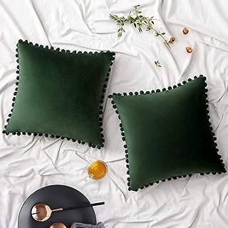 forest green accent pillows