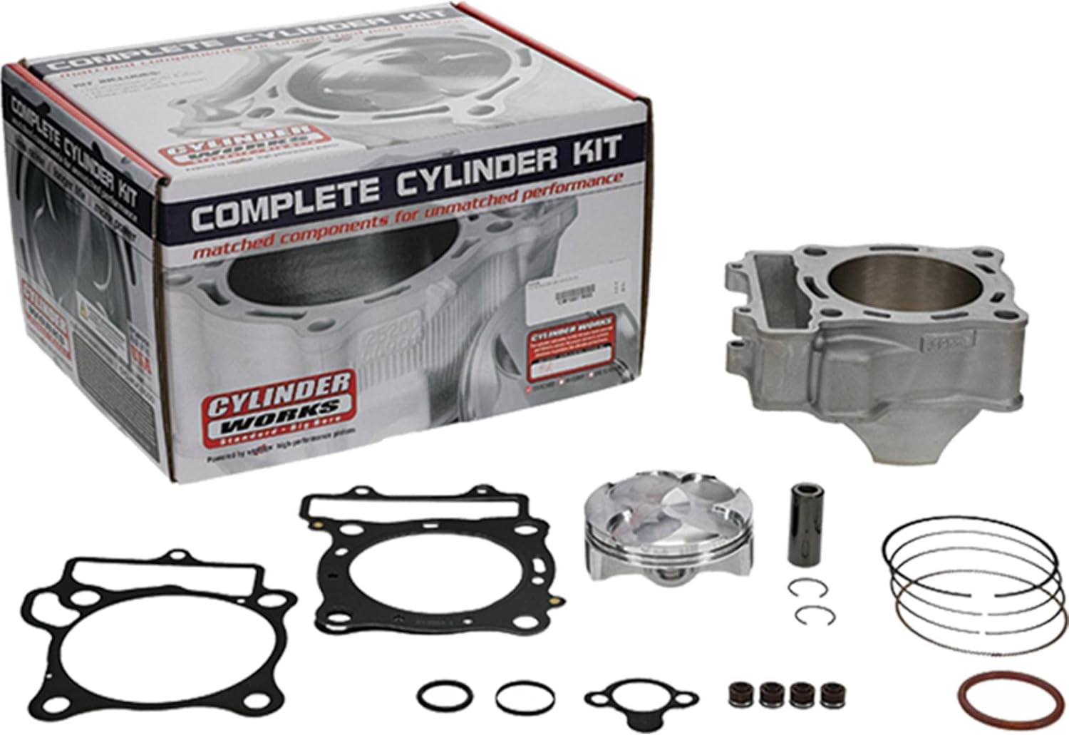 Cylinder Works CW10011K03 Standard Bore Cylinder Kit Compatible With/Replacement For Honda CRF 250 R, CRF 250 RX 2022-2023 13.9:1 Compression Ratio, 79 mm Cylinder Diameter, 4-Cycle Engine Type