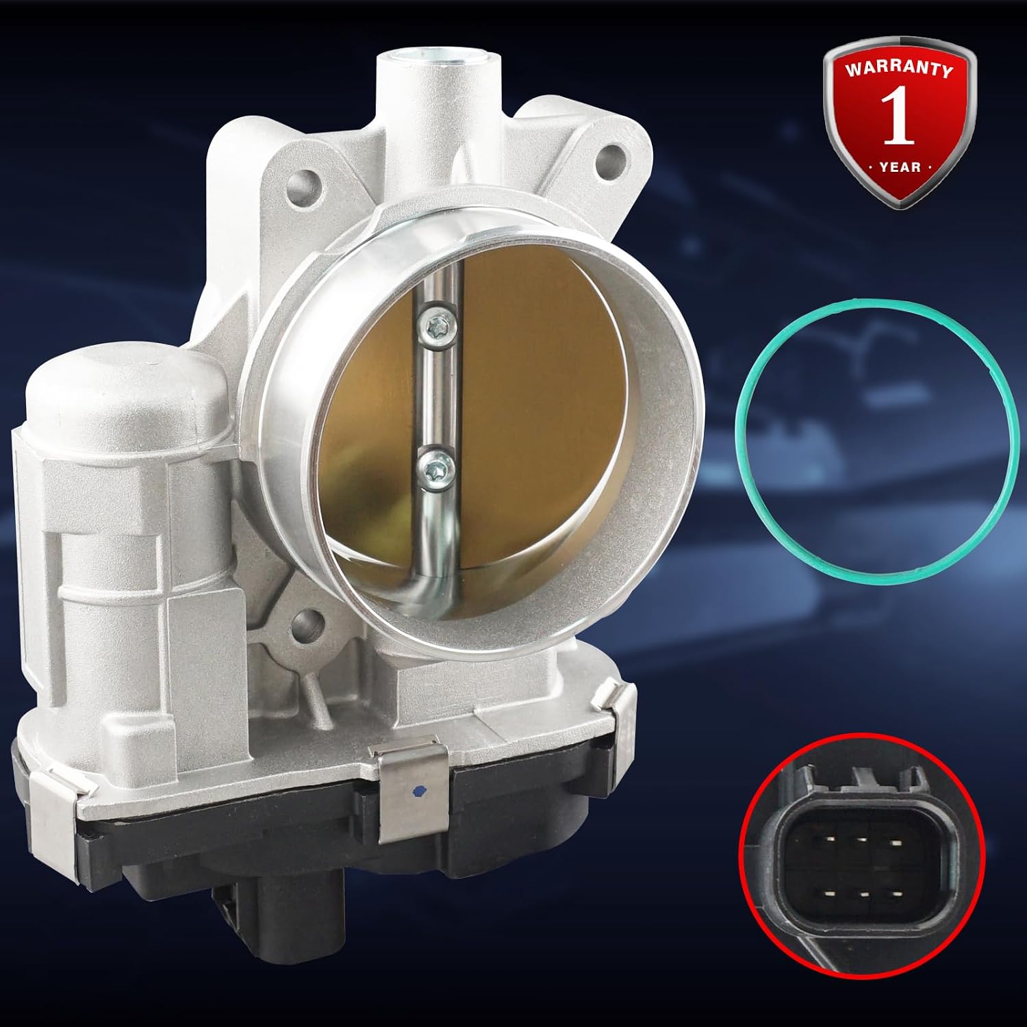 Electronic Throttle Body Assembly S20050 Compatible with Chevrolet Express Silverado 1500 Malibu GMC Savana Sierra 1500 Pontiac G6 G8 Saturn Aura 3.6L 4.3L V6 Replaces 12615503 TB1021 977-313