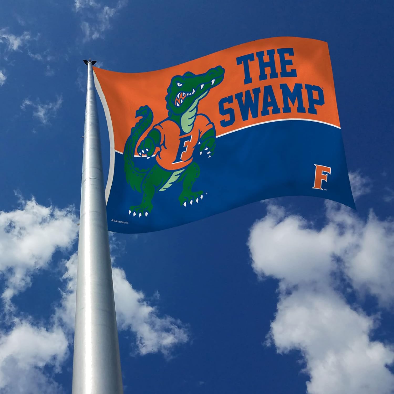 Made By Rico Industries NCAA Florida Gators Flag 3' x 5' Banner Flag - Single Sided - Indoor or Outdoor - Home Décor