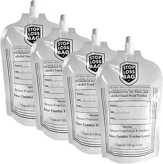 4 Pack - Transfer, Dispense, Mix, Preserve with Ease - Perfect for Woodworking Enthusiasts and Professionals. Specially Formulated For Fine Finishes - Wood Stains, Varnishes, Paints