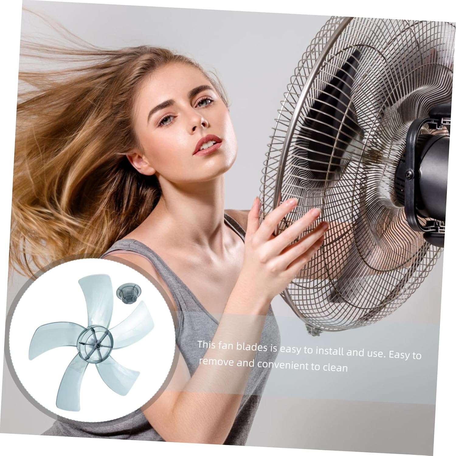 Cabilock 1 Set Outdoor Ceiling Fans Fan Blades Replacement Replacement Parts Home Blades State of for Table Electric Plastic