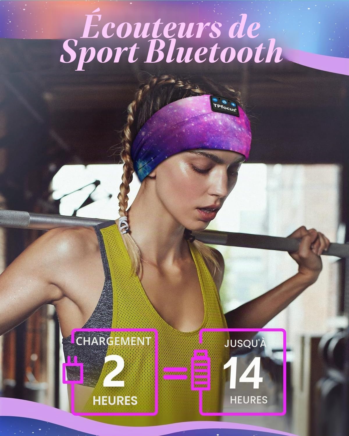 Casque de sommeil Bluetooth 5.2 cadeau pour homme et femme, avec écouteurs intra-auriculaires pour sport, sans fil, rechargeable, casque Bluetooth pour dormir, voyage et détente