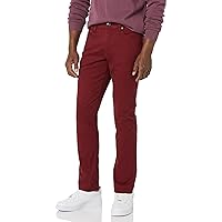 Amazon Essentials Pantaloni in Twill Elasticizzati con 5 Tasche Slim Uomo