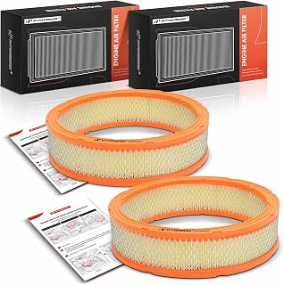 A-Premium 2-PC Engine Air Filter Compatible with Chevrolet S10 1982-1985, S10 Blazer 1983-1985 & GMC S15 1982-1985, S15 Jimmy 1983-1985, 2.0L 2.8L