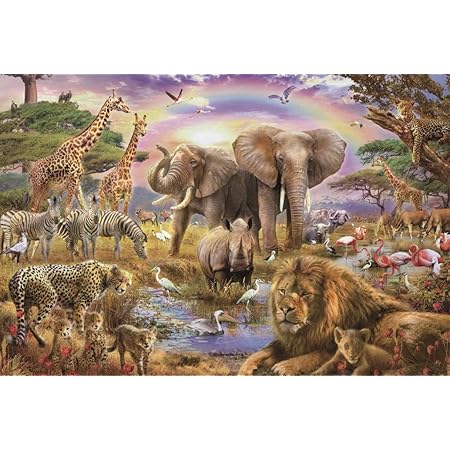 Amazon 1000ピース 動物たちの地球 ジグソーパズル おもちゃ