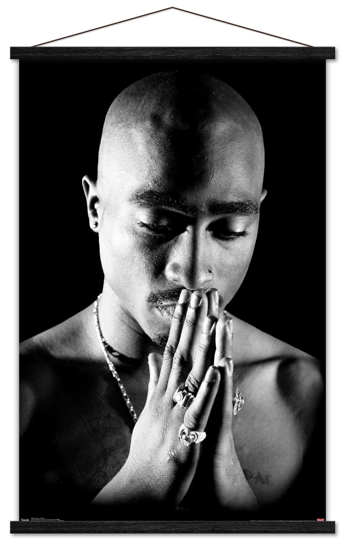 フォトフレーム 2PAC Amazon.com: Trends International Tupac - Praying Wall Poster with