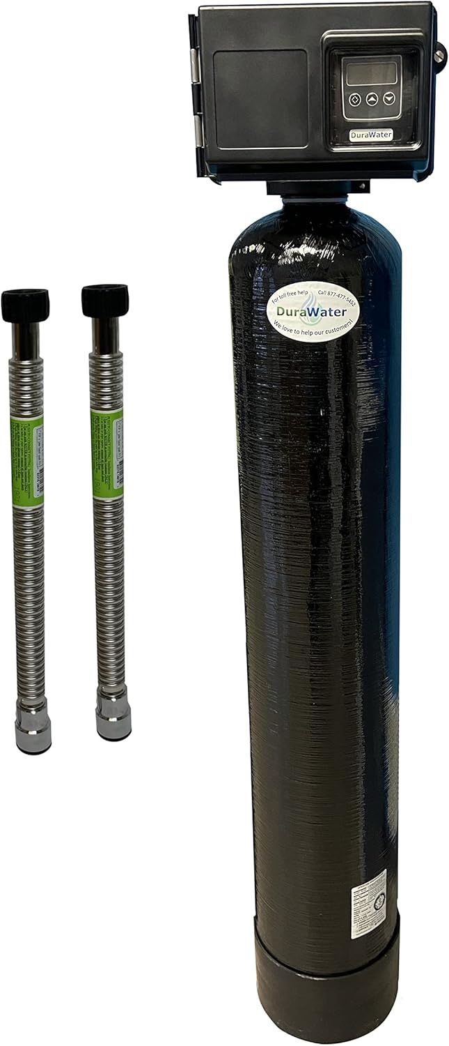DURAWATER 2510 SXT AIO Air Iron Eater 1.5 Iron, Sulphur & Manganese Filter W/Install Hoses