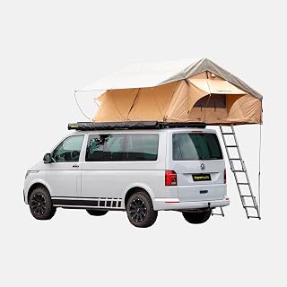 horntools Dachzelt Desert, Farbe Sand, Autodachzelt für 2-3 Personen, wasserdicht, geeignet für alle 4 Jahreszeiten (220cm)