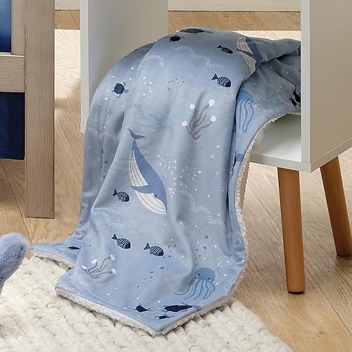 Vista 18 de Lambs & Ivy Manta de bebé botánica acuarela floral rosa polar bebé Botánico