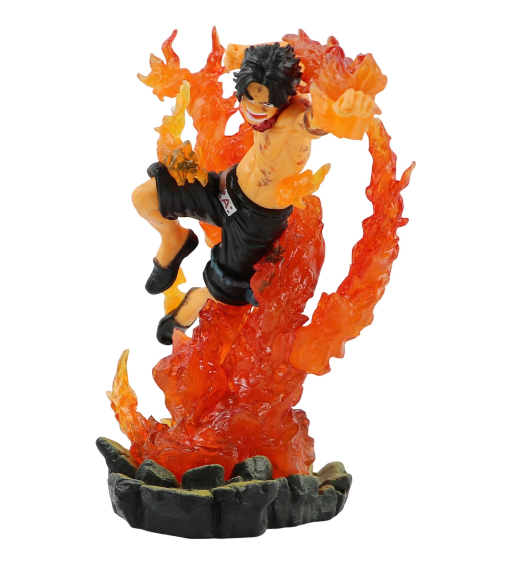 ca One Piece Fire Fist BOX Portgas D· Ace Box Ruler White Model Anime Figure