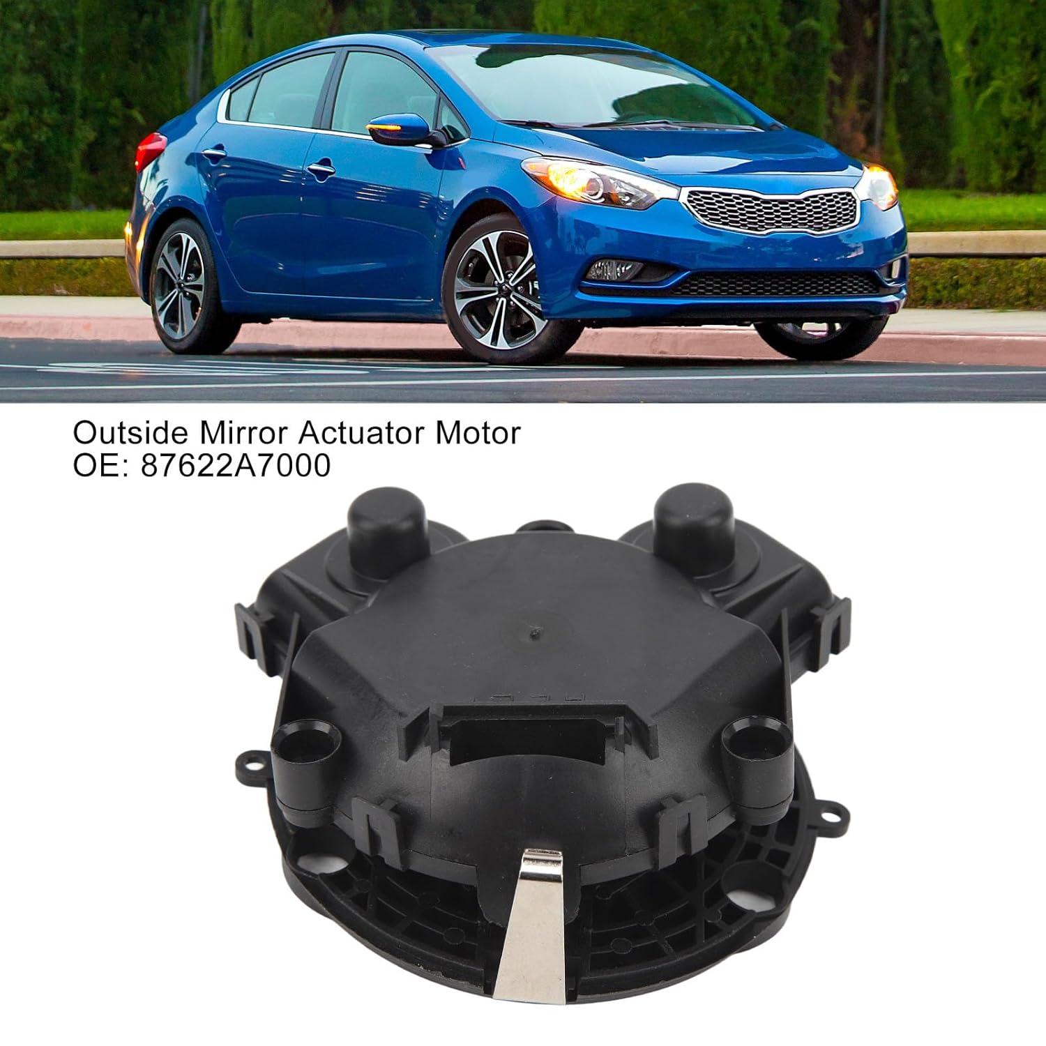 Mirror Actuator Motor,Low Noise Stable Performance,Side Mirror Replacement Motor,ABS Material Construction for 2014-2018 Sedan Owners,Daily Commuters,Car Maintenance Enthusiasts,Safe Driving Scenarios