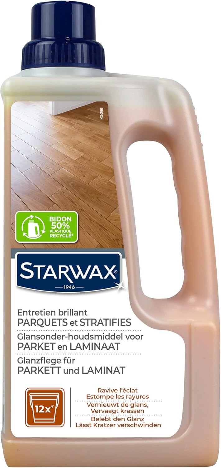 STARWAX პარკეტისა და ლამინატის მოსავლელი საშუალება, 1 ლ