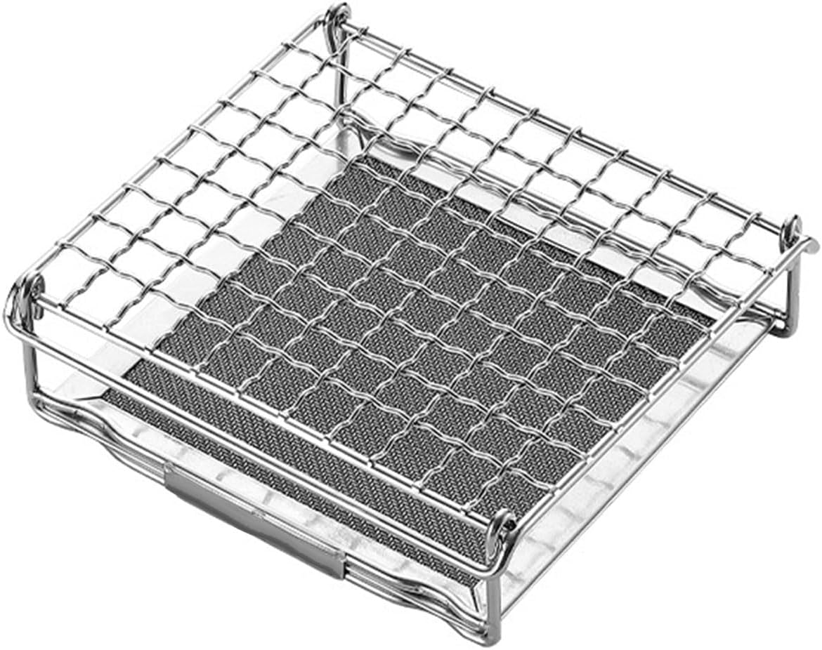 ZHIZHOUNEY Camping Baking Net Foldable Furnaces Grill Rack