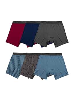 Boxer Brief Taglie Forti Boxer Slip Uomo Fruit Of The Loom - Comfort Elasticizzato, Taglie Grandi E Alte, Confezione Originale Boxer Uomo Taglie Big & Tall - Foto 3