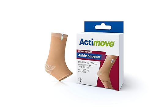 Actimove Soporte de tobillo para el cuidado de la artritis con tela que retiene el calor, manejo del dolor sin medicamentos para la artritis,