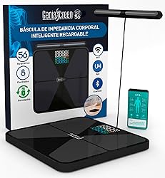 Scale for Body Weight and Fat - Digital 8-Electrode Smart…