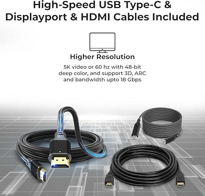 Dell Pro Smart Dock SD25 Bundle – Estación de Acoplamiento USB C miniatura 6