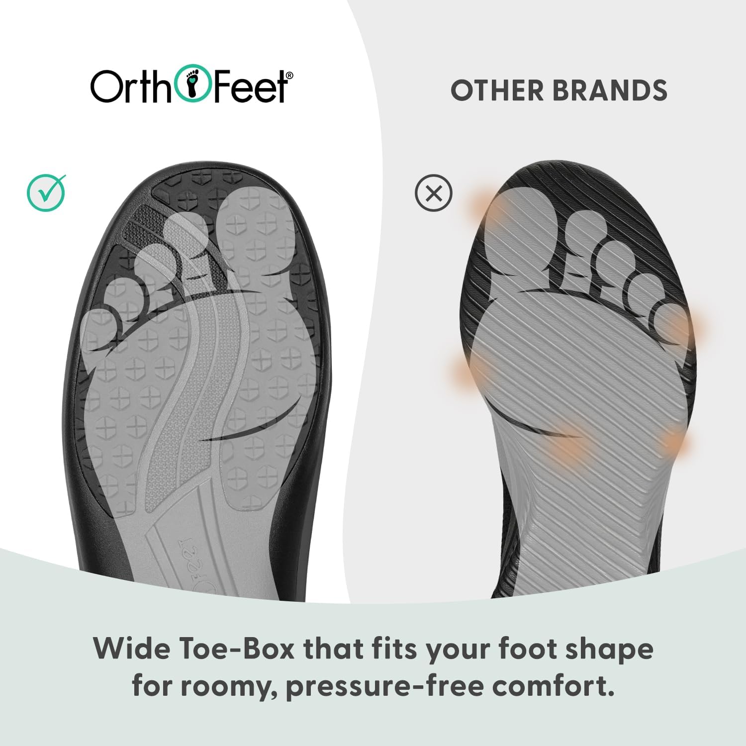 Orthofeet Women's Orthopedic Leather Emily Casual Shoes - Image 6