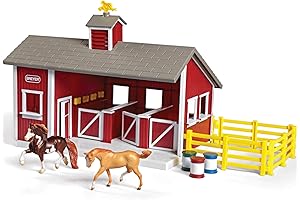 Stablemates Red Stable Set with Two Horses