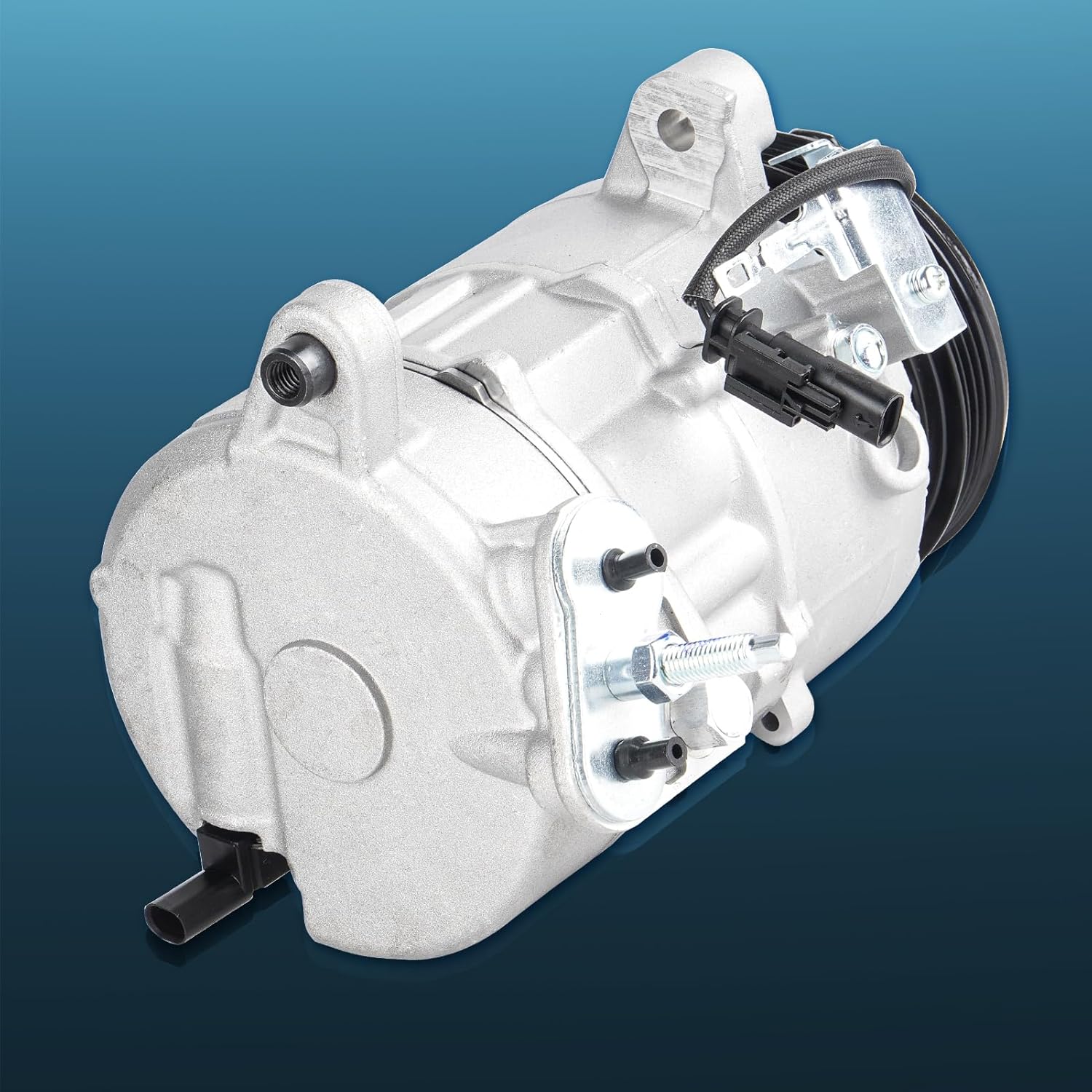 A/C Air Conditioner AC Compressor with Clutch Fit for Chevrolet Silverado 1500&GMC Sierra 1500 2014-2019, for Silverado 2500 14-17, for Cheyenne 14-18, for Chevy Suburban&Tahoe&GMC Yukon XL 2015-2020