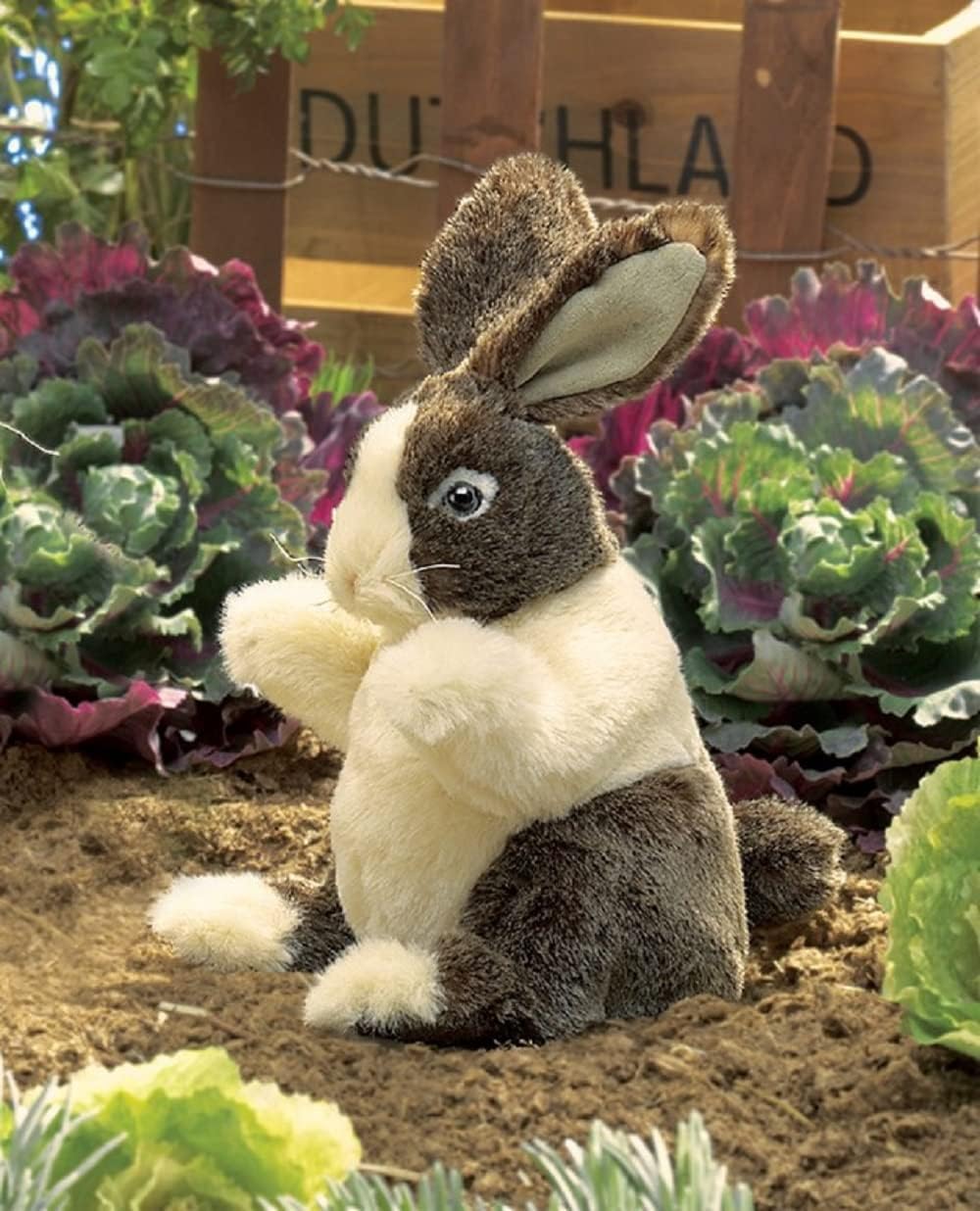 Folkmanis Baby Dutch Rabbit Hand Puppet