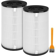 AP-T30 AP-PET35 Replacement Fil-ter - Compatible with HoMedics TotalClean Air Purifier For HoMedics Models AP-T30FL AP-T30WT AP-PET35FL AP-PET35-WT,2 Pack