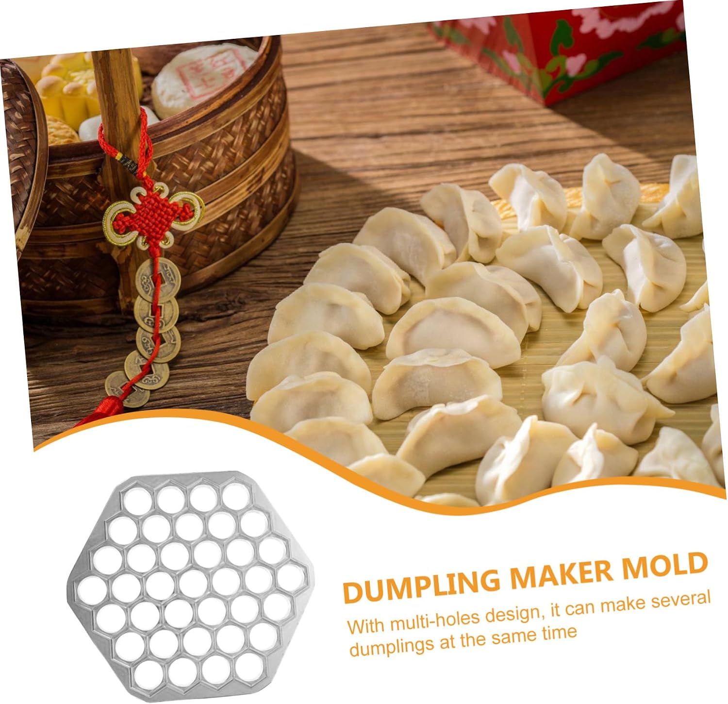ABOOFAN Efficient Dumpling Making Tool Dumpling Maker Mould Ravioli Mould Maker Easy to Use