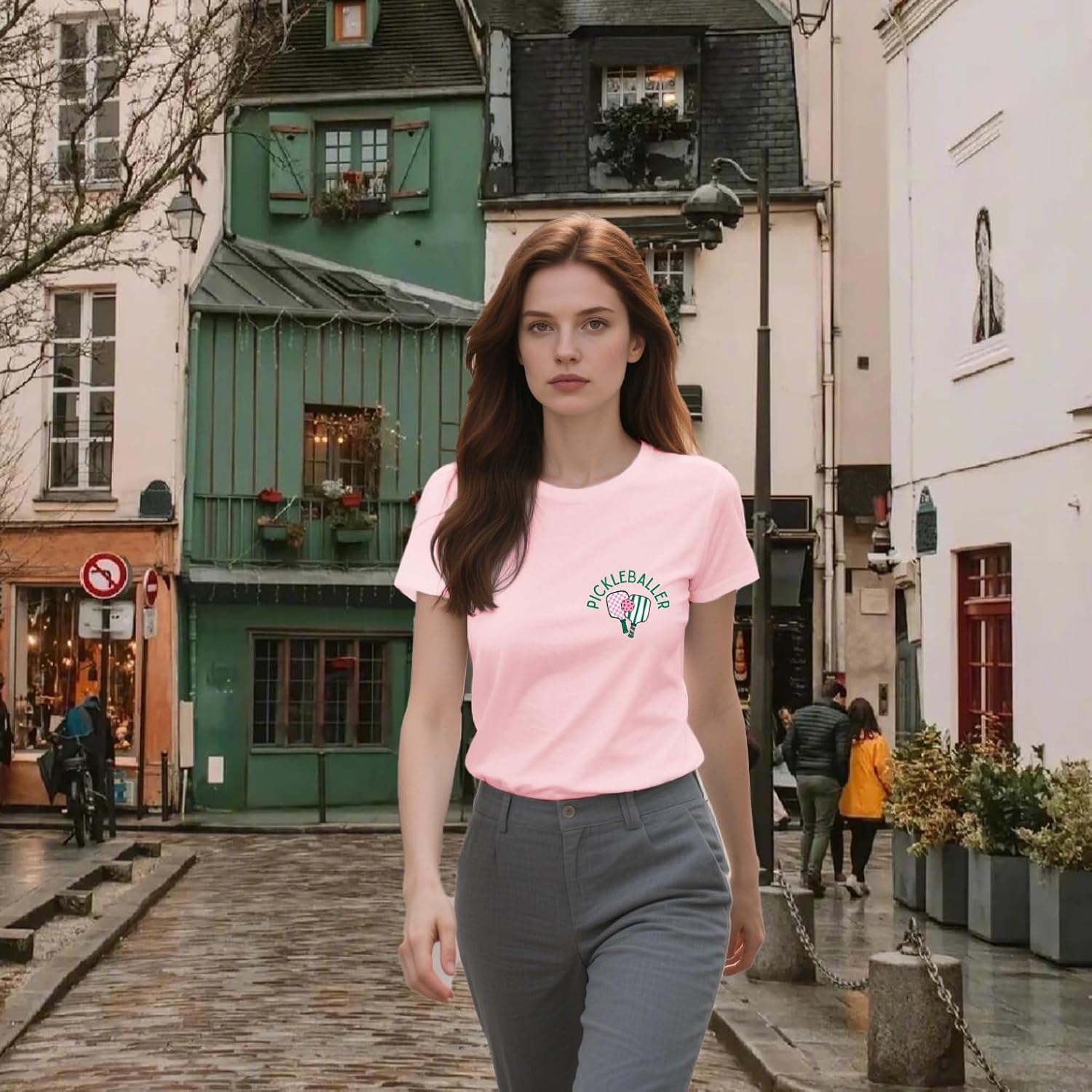 Pickleball Shirt for Women Pickleball Player T-Shirt Pickleball Lover Tee Tops - Image 2